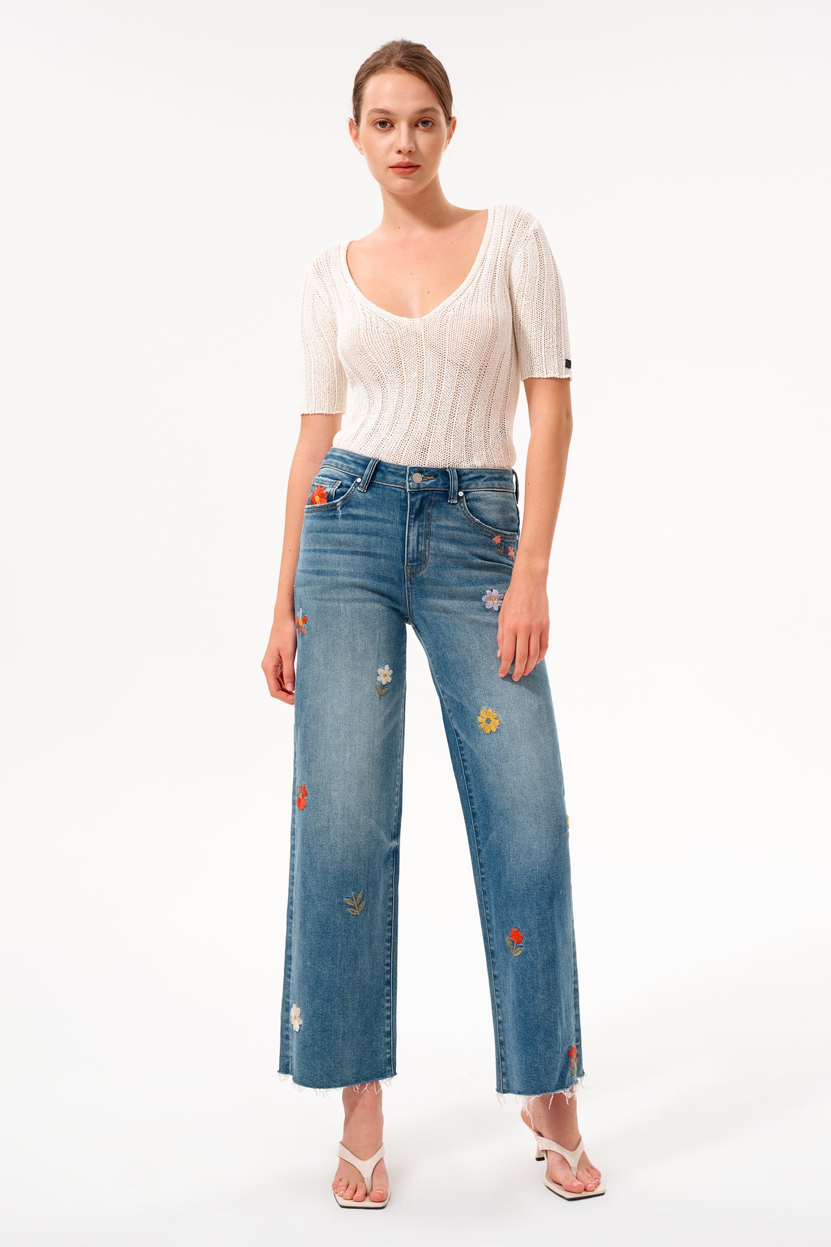 MID RISE WIDE LEG