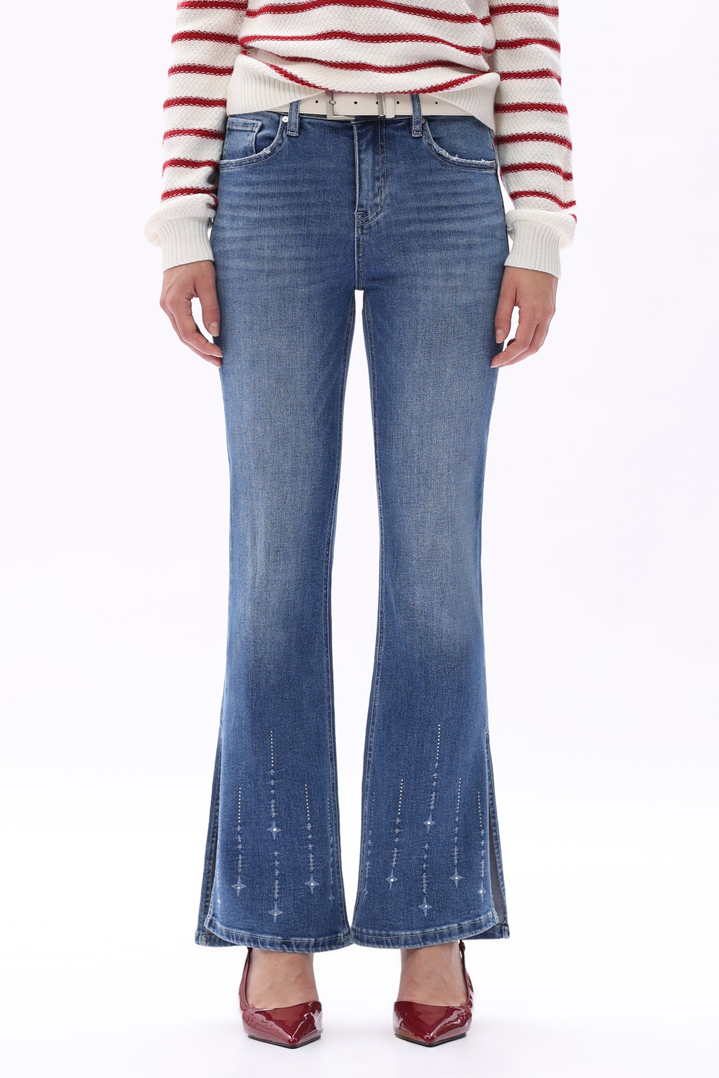 MID RISE FLARE LEG