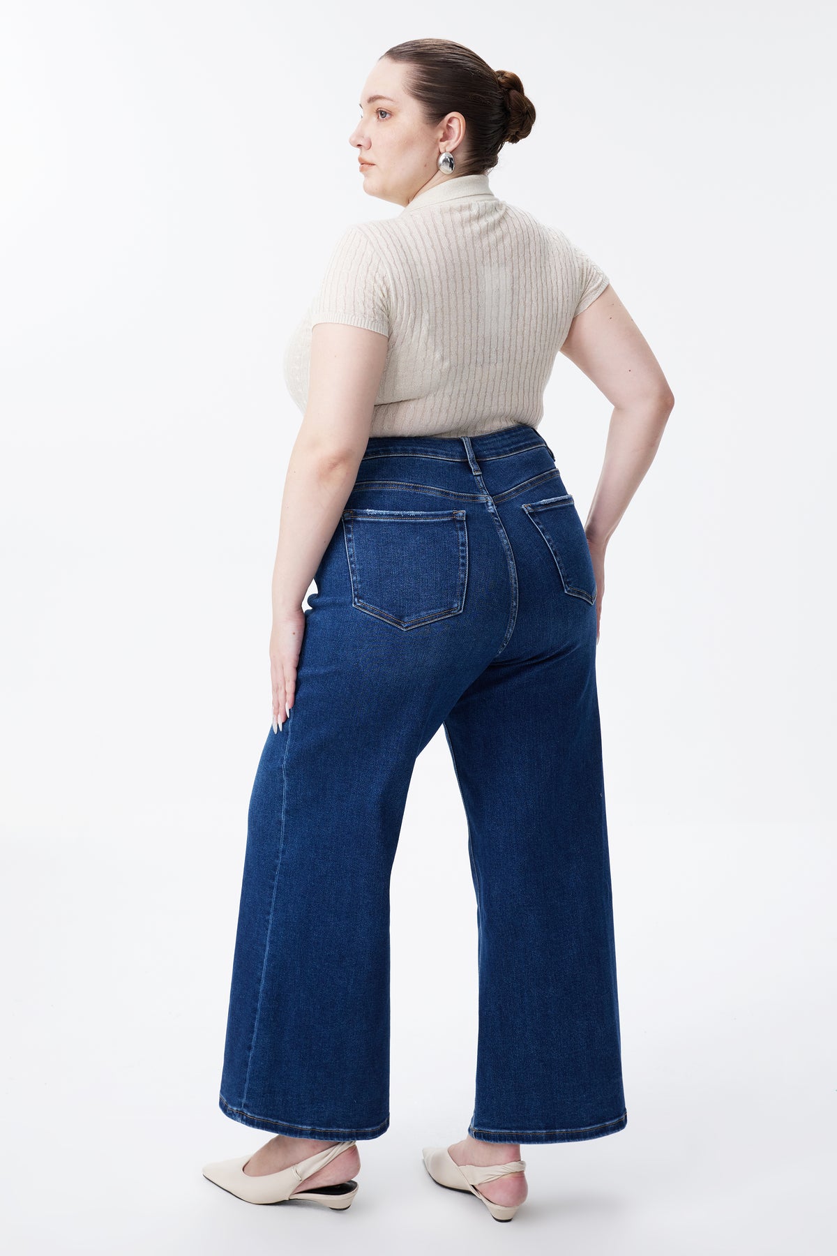 PLUS LISA MID RISE WIDE LEG