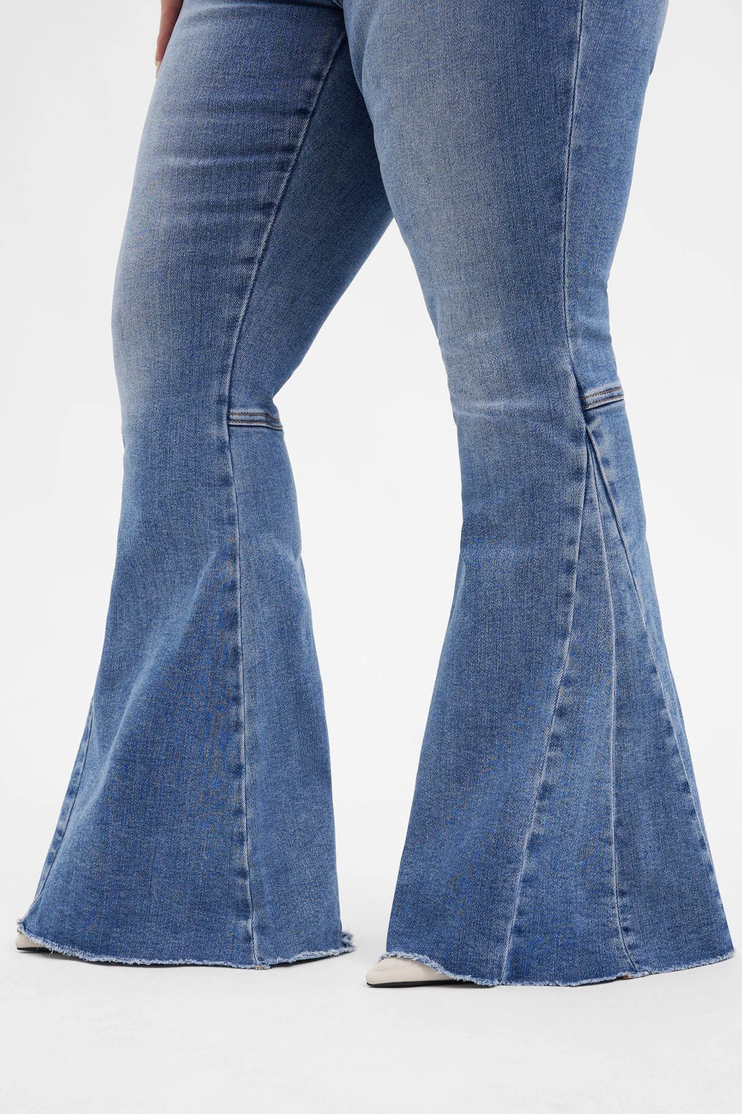 ANNA HIGH RISE FLARE JEANS BYF1121-P ISLAND PLUS SIZE