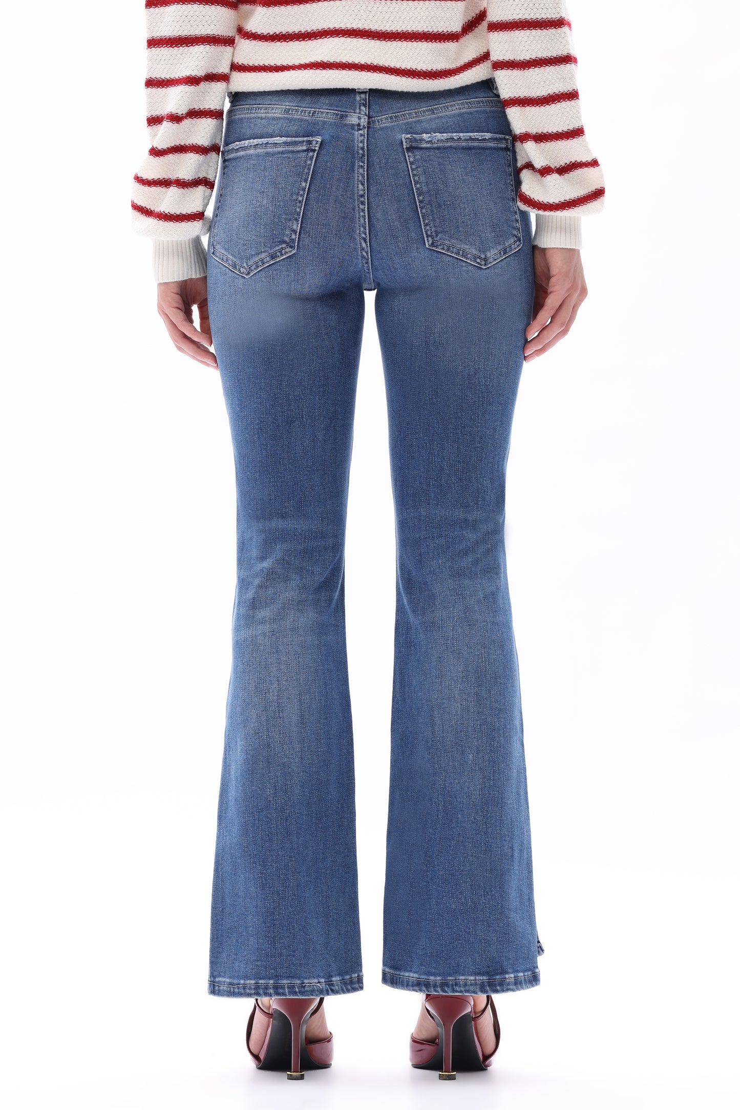 MID RISE FLARE LEG