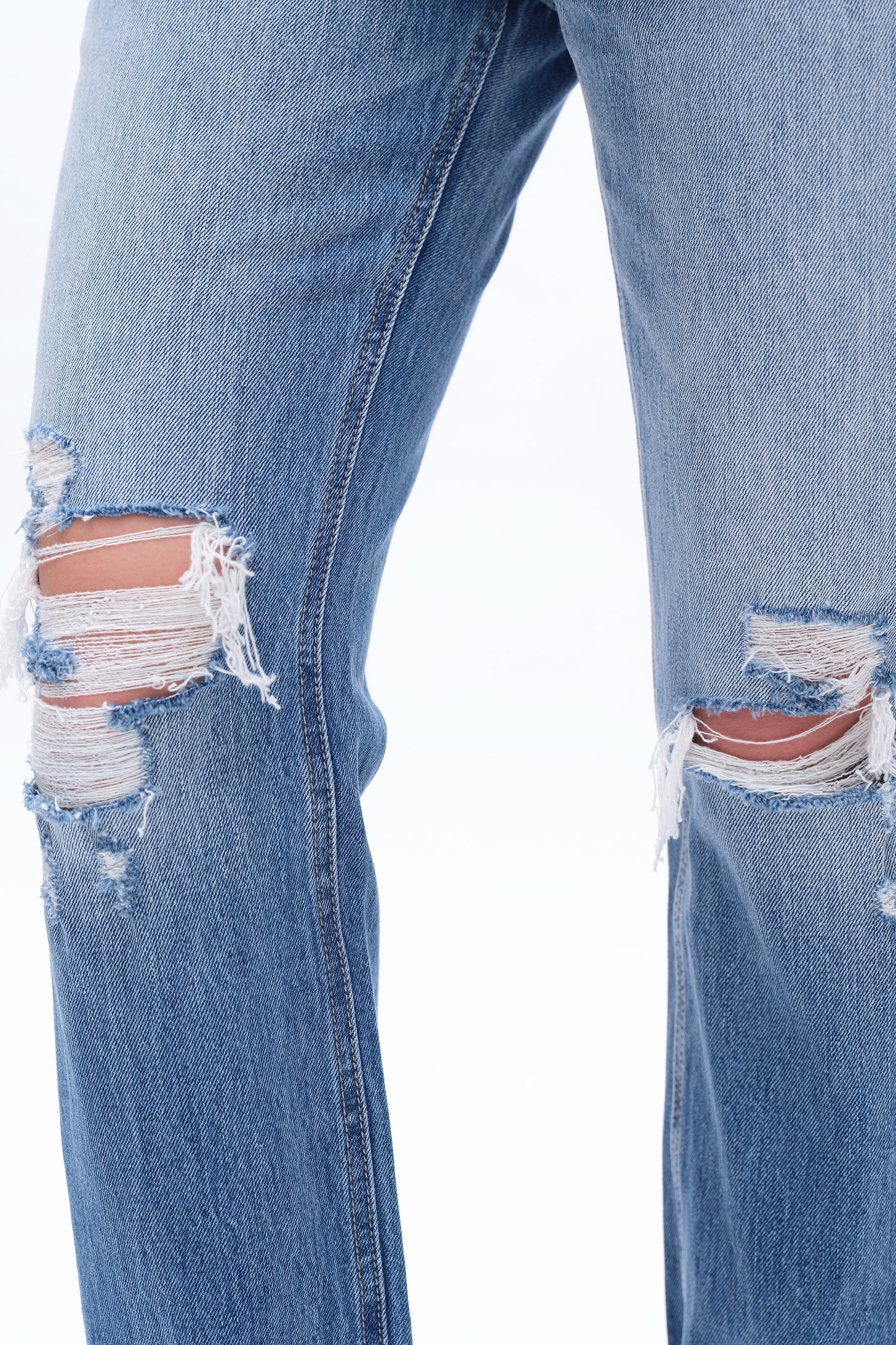 HIGH RISE 90'S VINTAGE STRAIGHT JEAN BYT5159 GLACIER