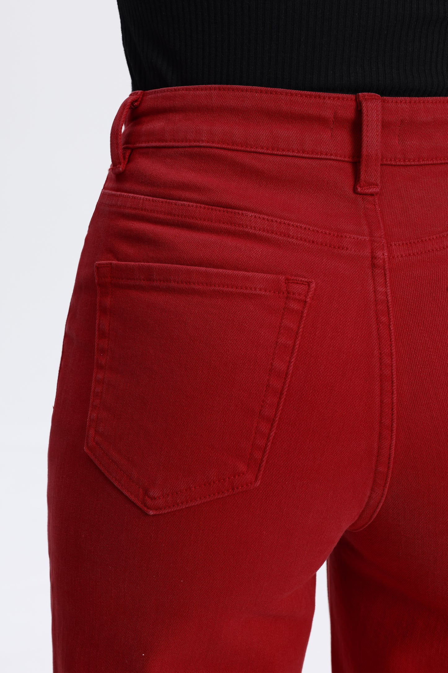 HIGH RISE WIDE LEG BYW8015 RED