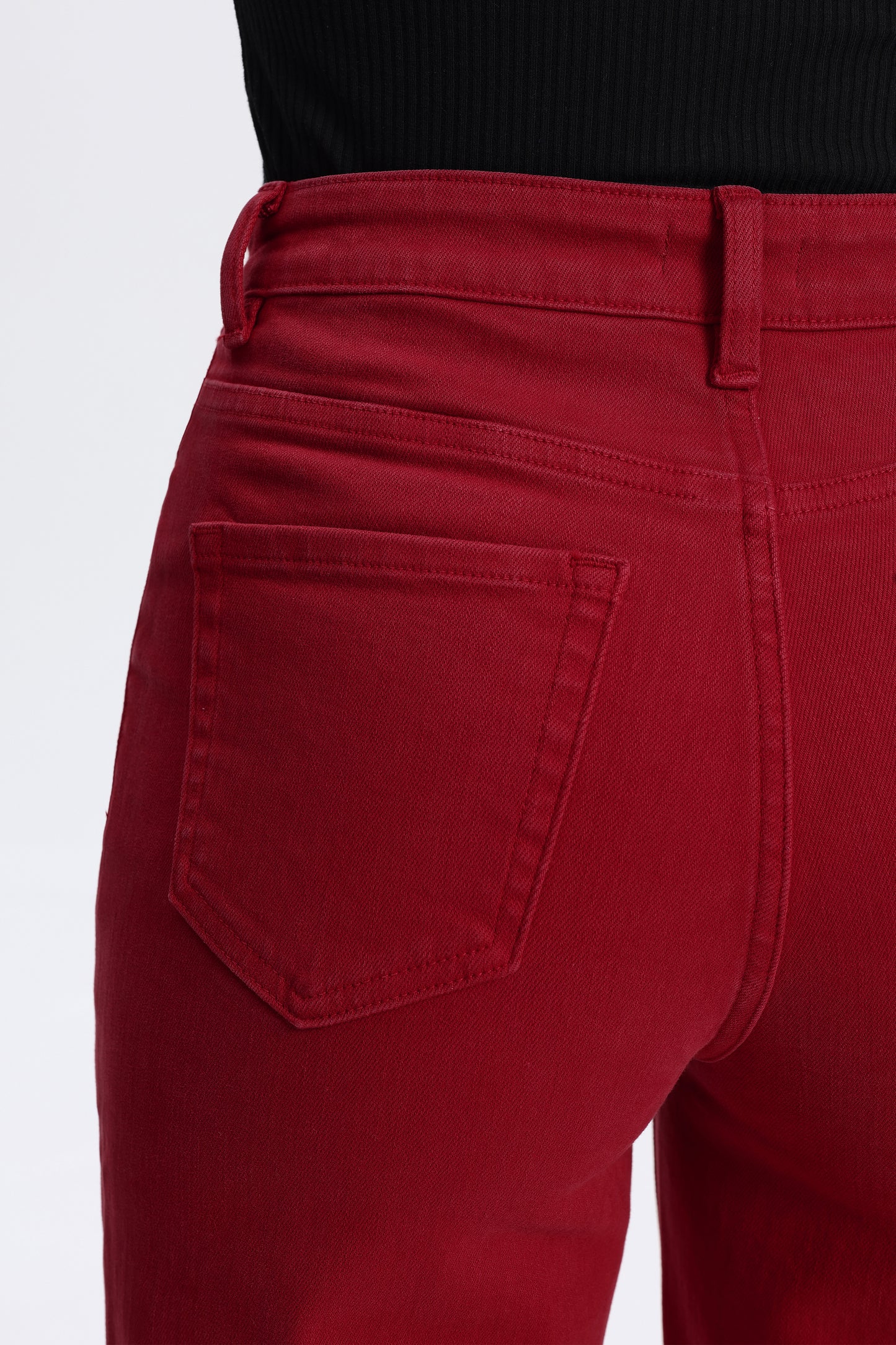HIGH RISE WIDE LEG BYW8015 RED