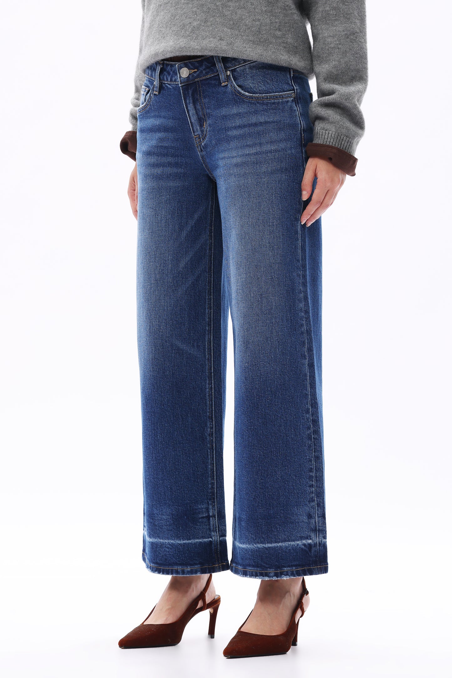 LOW RISE WIDE LEG ANKLE