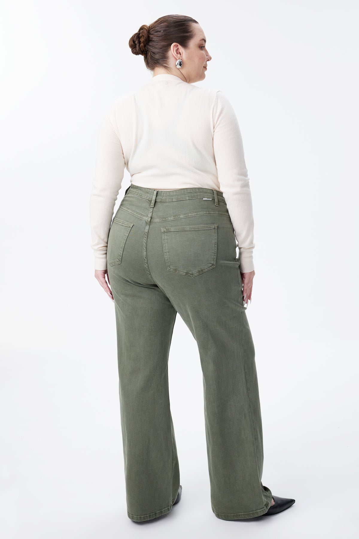 PLUS MID RISE STRAIGHT BYT5198-P GREEN