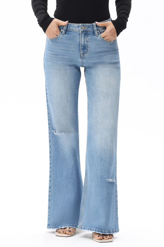 ZEPHYRINE MID RISE WIDE LEG