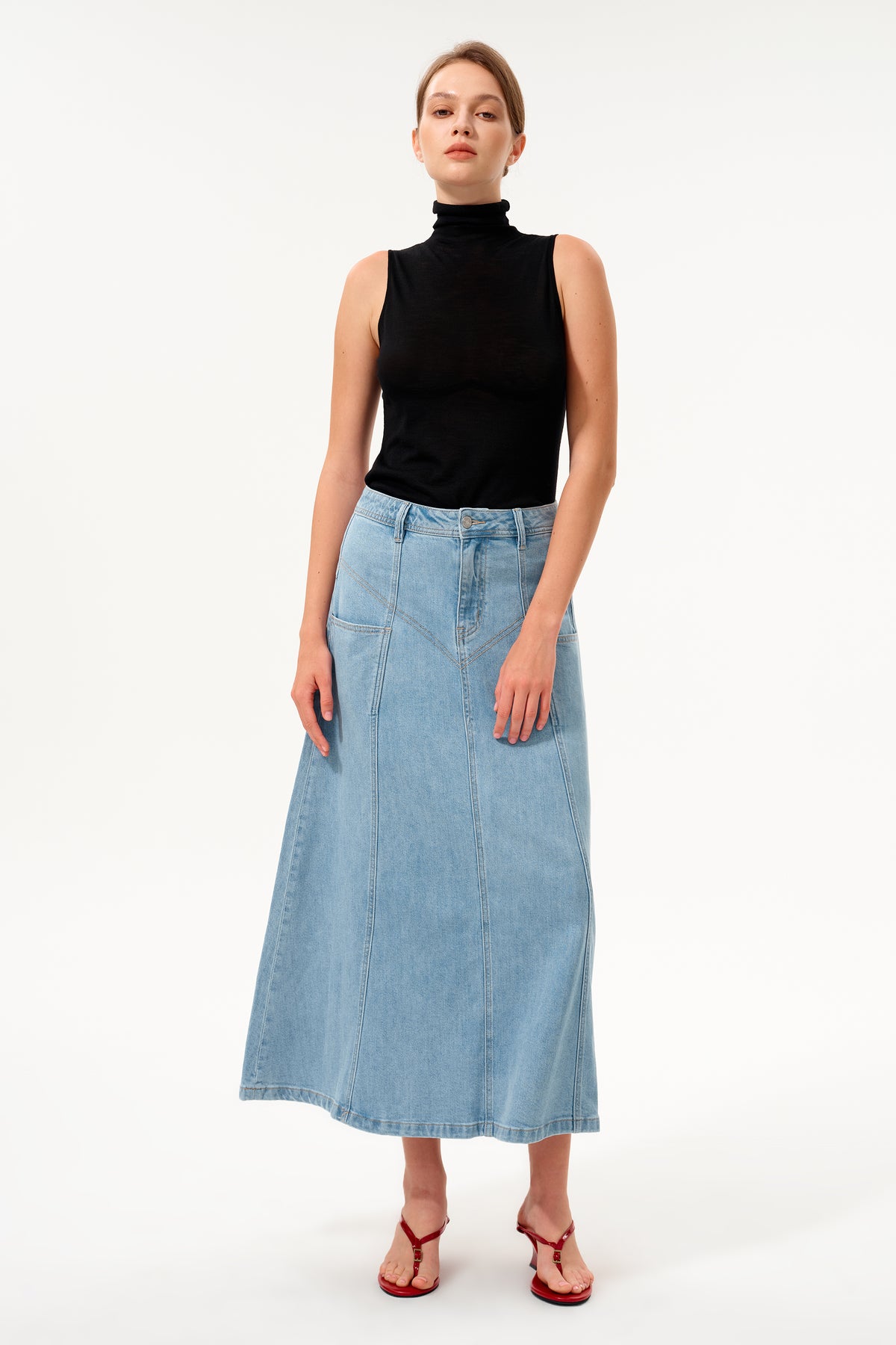 CAIUS MID RISE SKIRT
