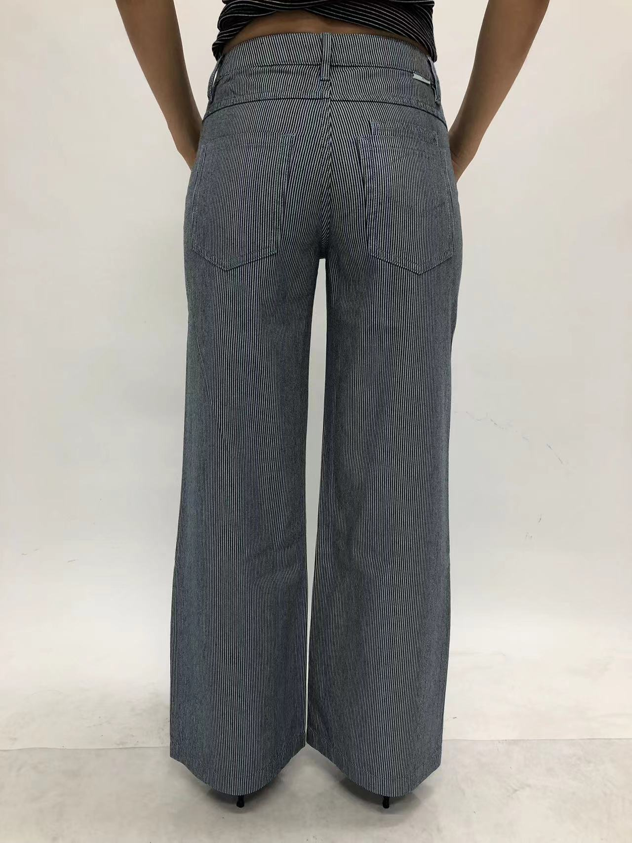 NEW YORK MID RISE RELAXED WIDE LEG FULL PANTS BYW8451