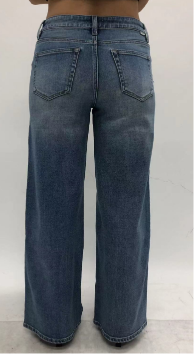 NEW YORK MID RISE WIDE LEG FULL JEANS BYW8427