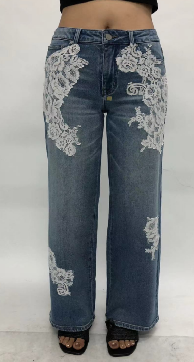 NEW YORK MID RISE WIDE LEG FULL JEANS BYW8427