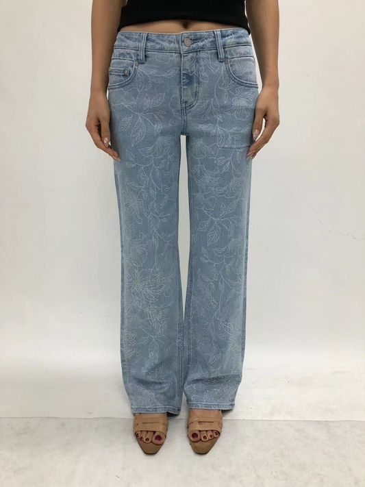 HONG KONG MID RISE STRAIGHT FULL JEANS BYT5367