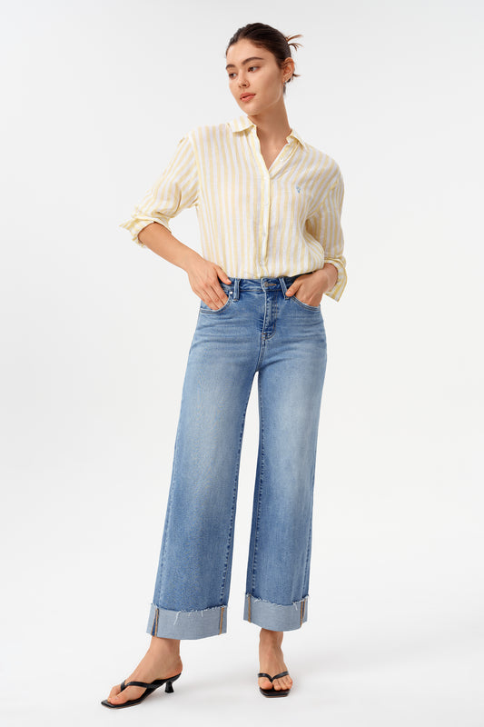 ZEPHYRINE HIGH RISE WIDE LEG