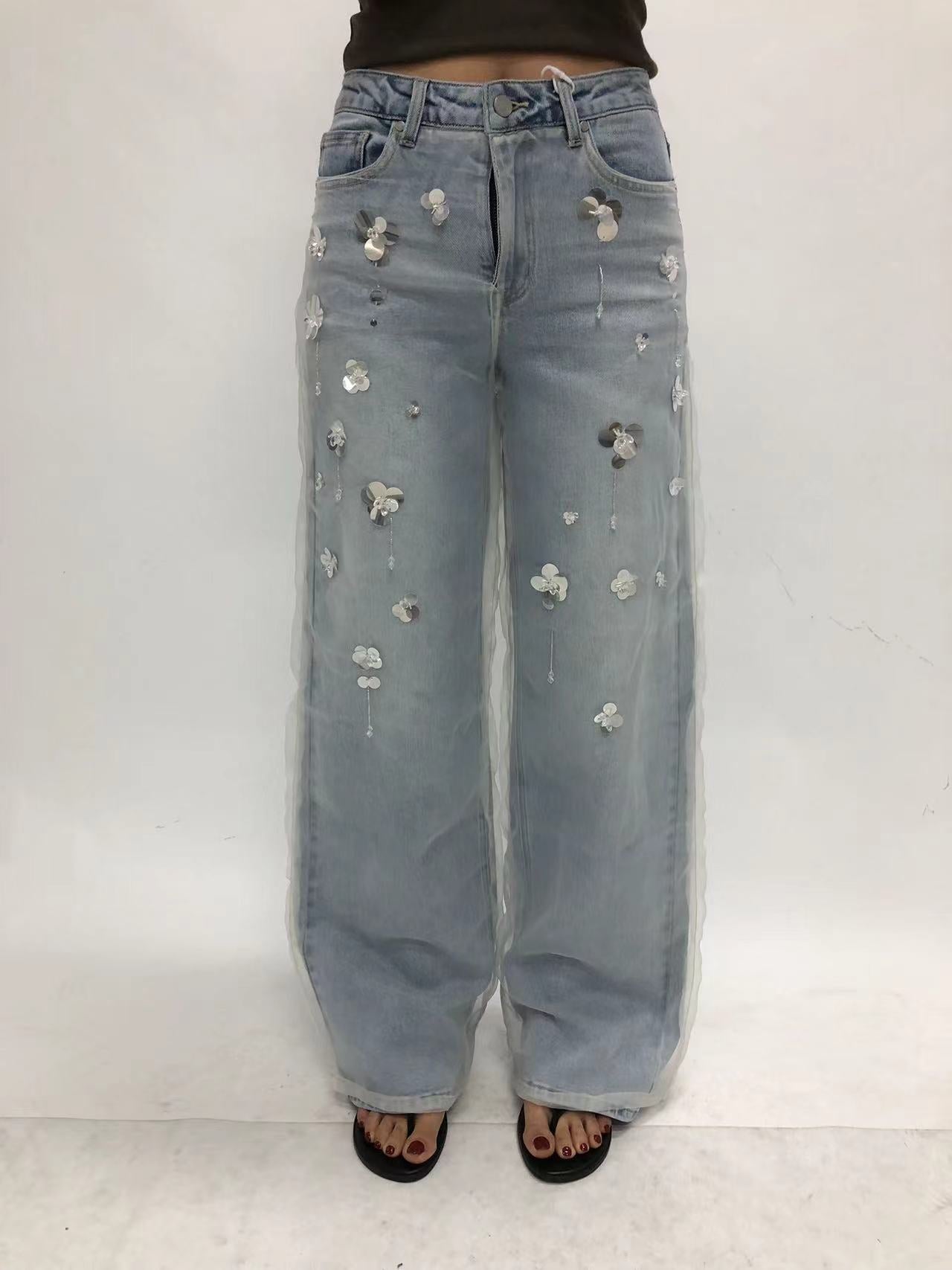 HONG KONG HIGH RISE STRAIGHT TALL JEANS BYT5368