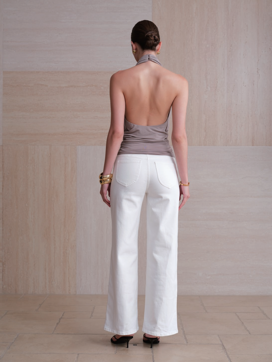 NEW YORK HIGH RISE WIDE LEG FULL PANTS BYW8436