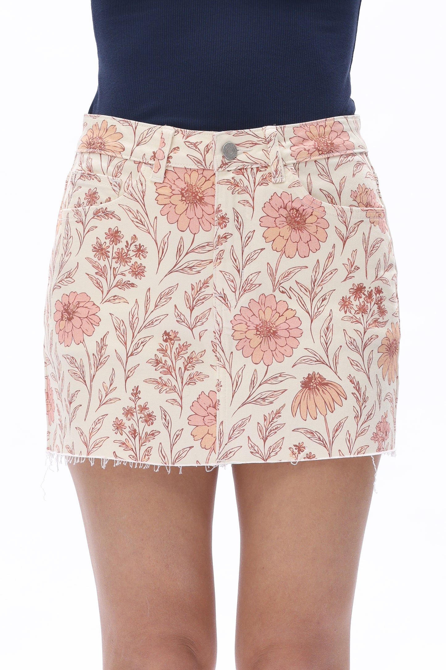 FLORA MID RISE SKIRT