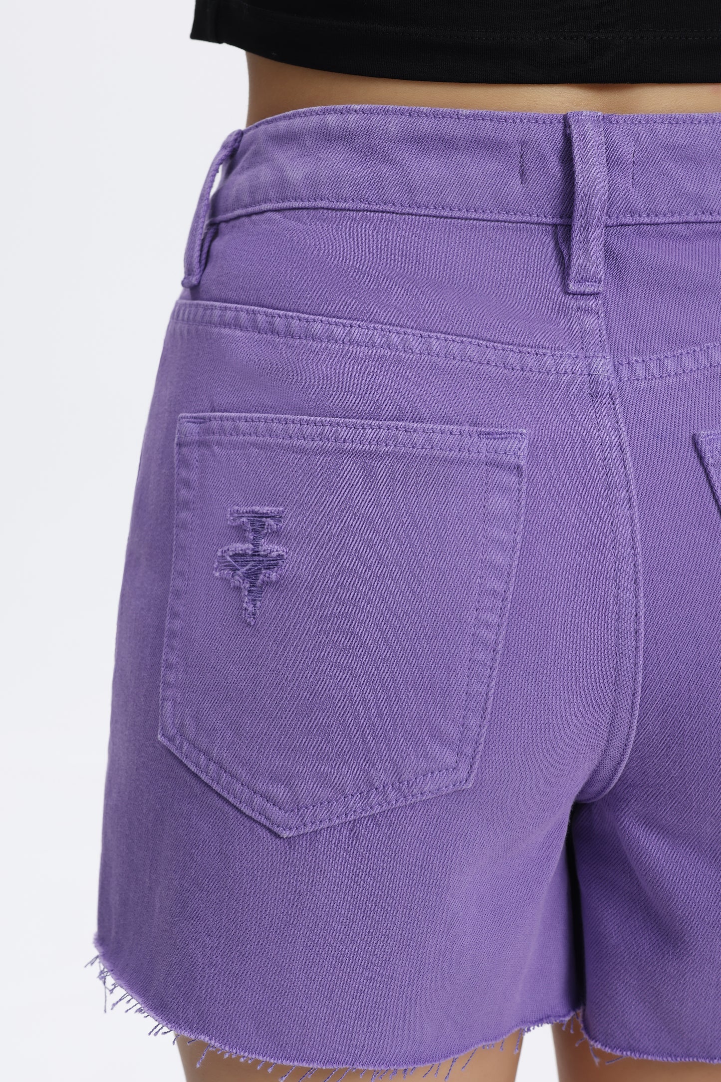 BLEACHER BABE  SHORTS  BYH6107  LAVENDER