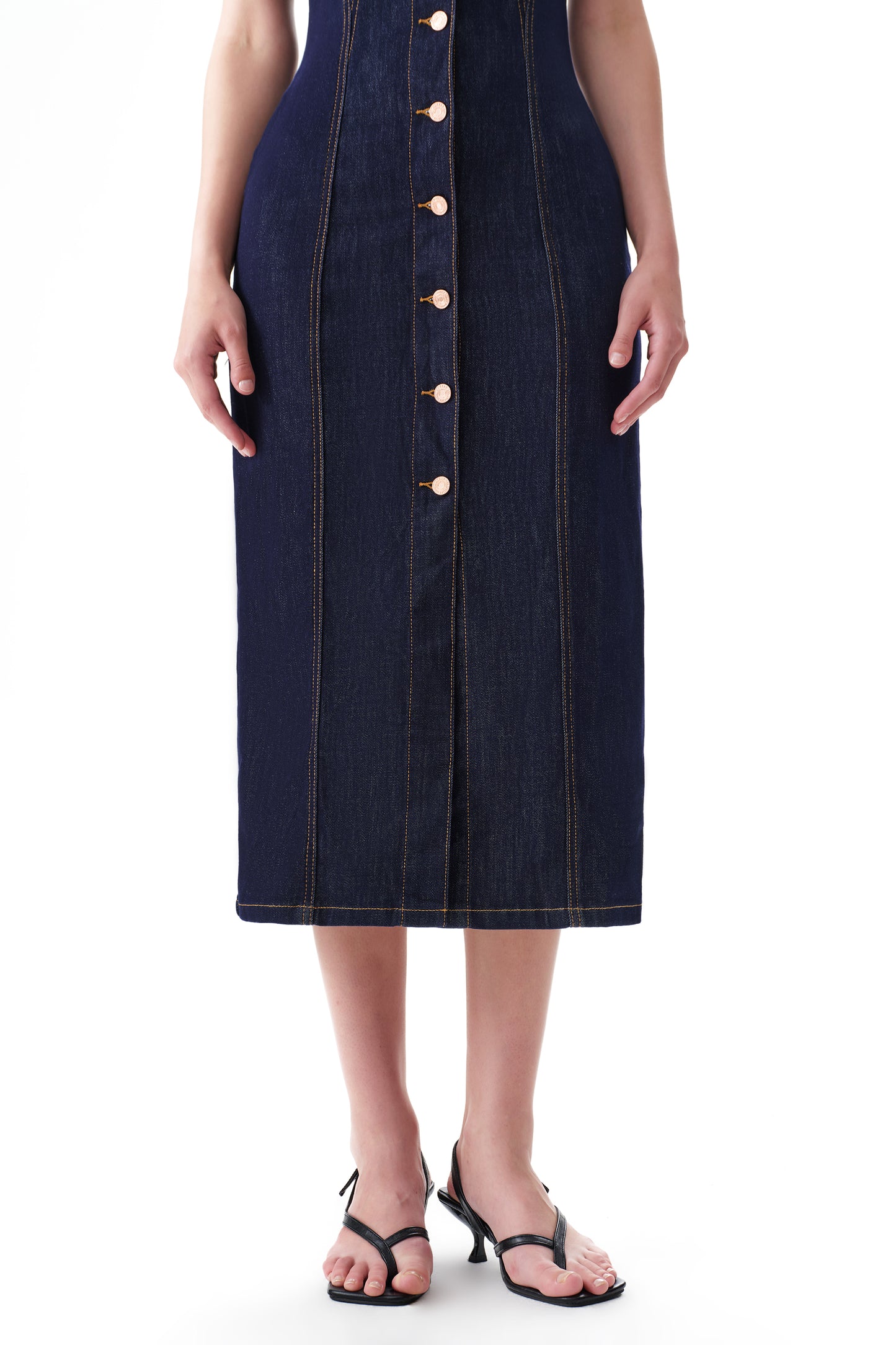 JULIA CARDIGAN DENIM DRESS