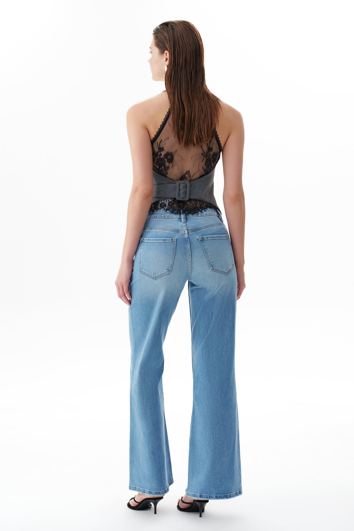 ZEPHYRINE MID RISE WIDE LEG