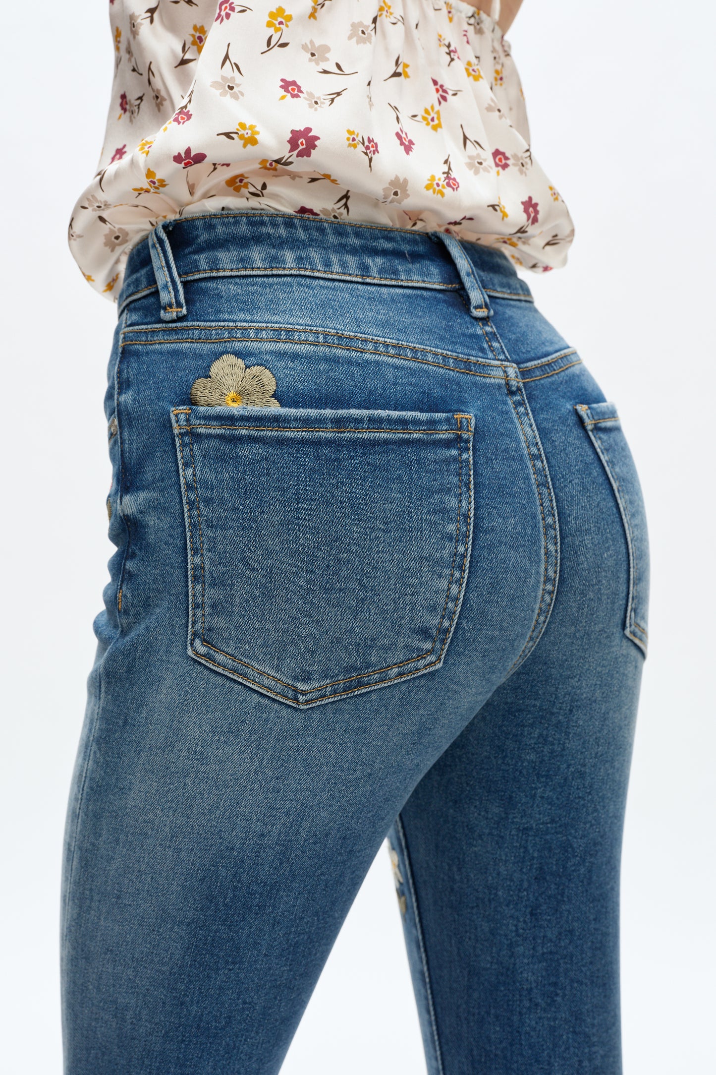 FLORA MID RISE BOOTCUT
