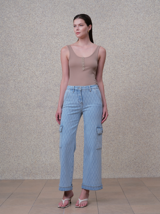 HONG KONG STRAIGHT ANKLE JEANS BYT5369