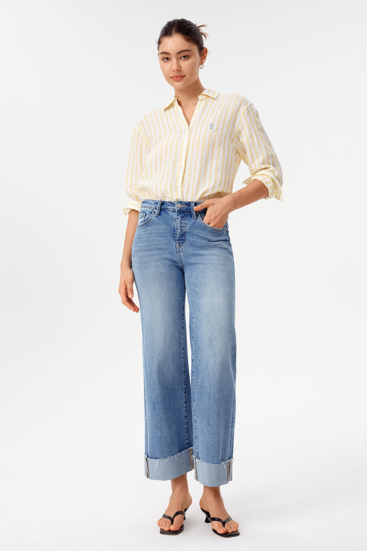 ZEPHYRINE HIGH RISE WIDE LEG