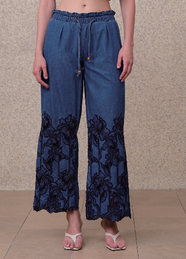 NEW YORK  HIGH RISE WIDE LEG  FULL JEANS BYW8441
