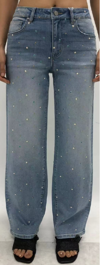 HONG KONG HIGH RISE 90'S STRAIGHT FULL JEANS BYT5357