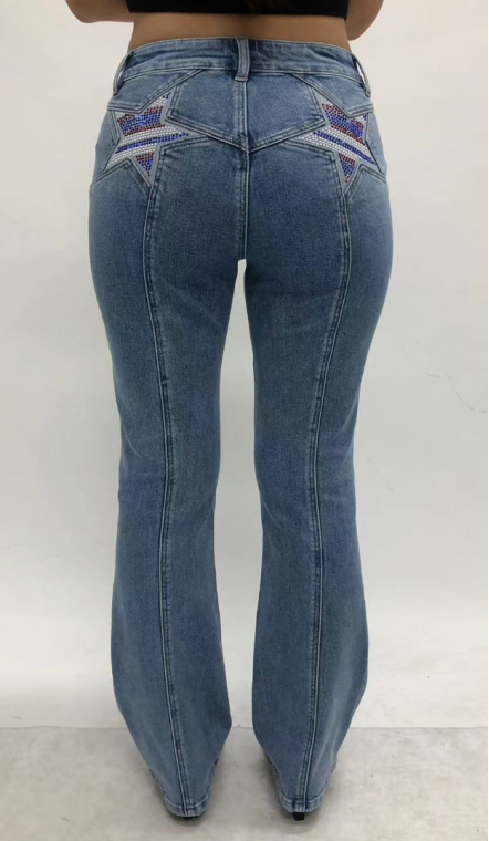 LOS ANGELES HIGH RISE BOOTCUT FULL JEANS BYF1251