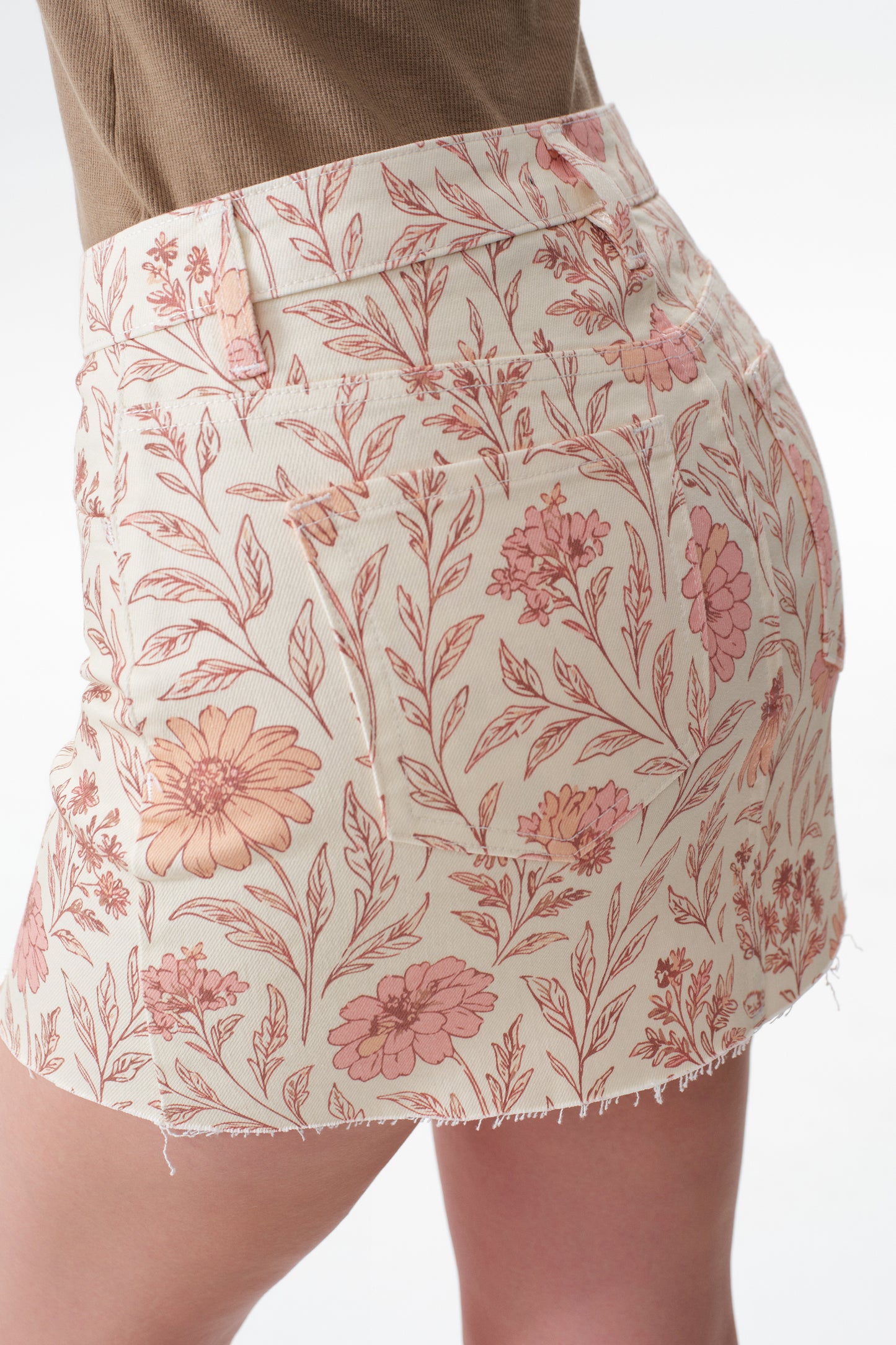 FLORA MID RISE SKIRT