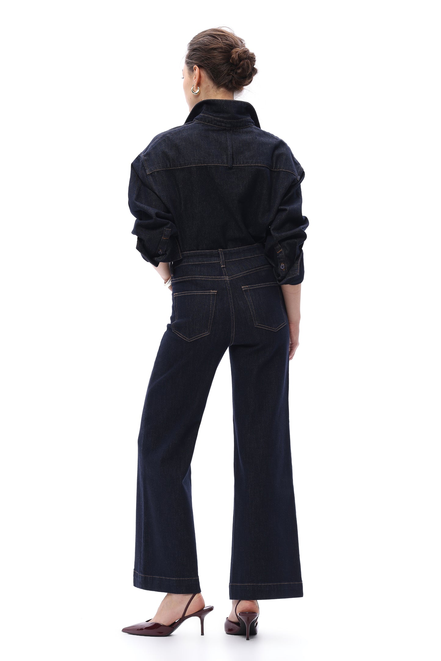 HIGH RISE WIDE LEG BYW8235 (BYJJ004) RINSE WASH