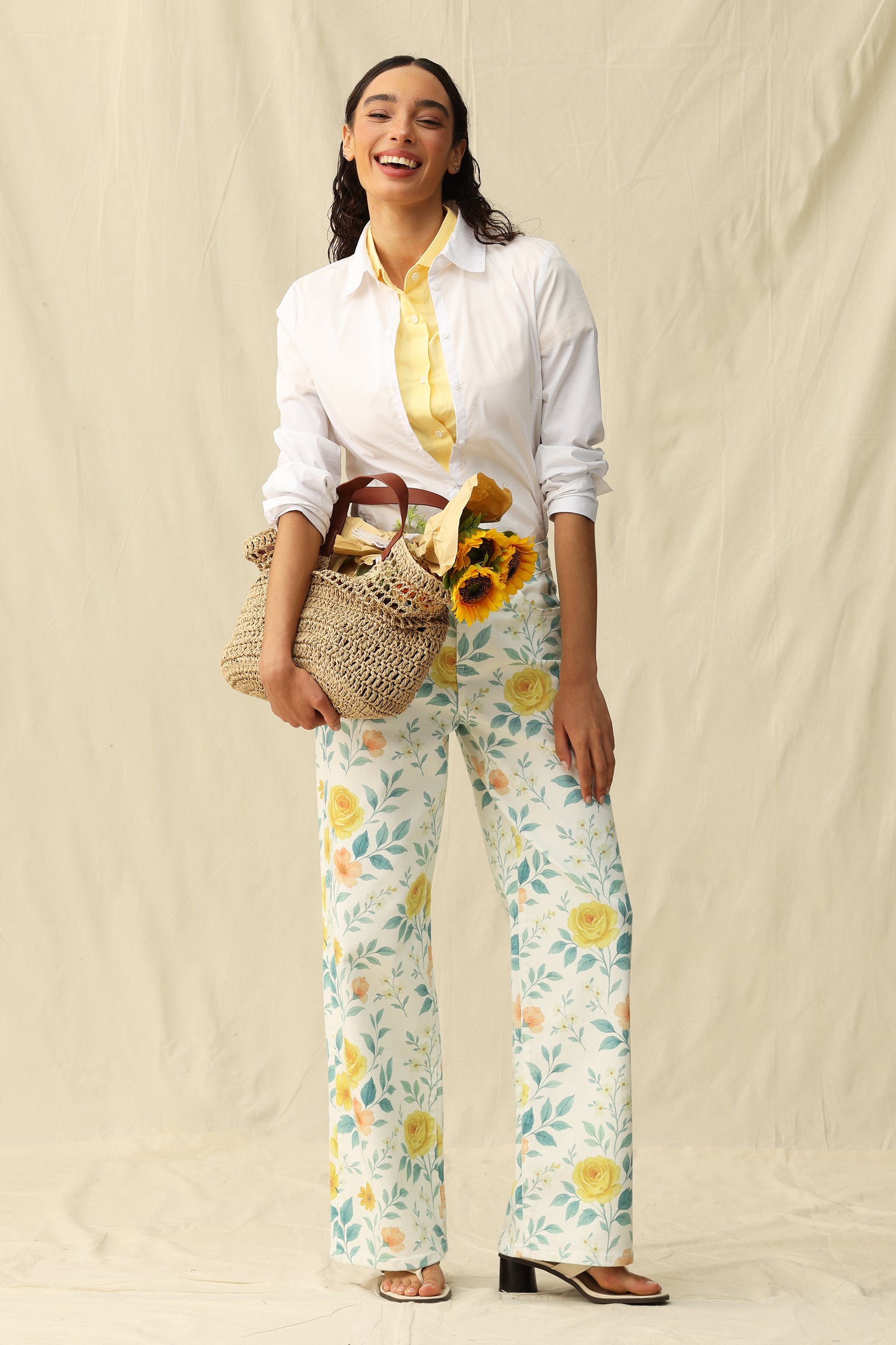 FLORA HIGH RISE WIDE LEG