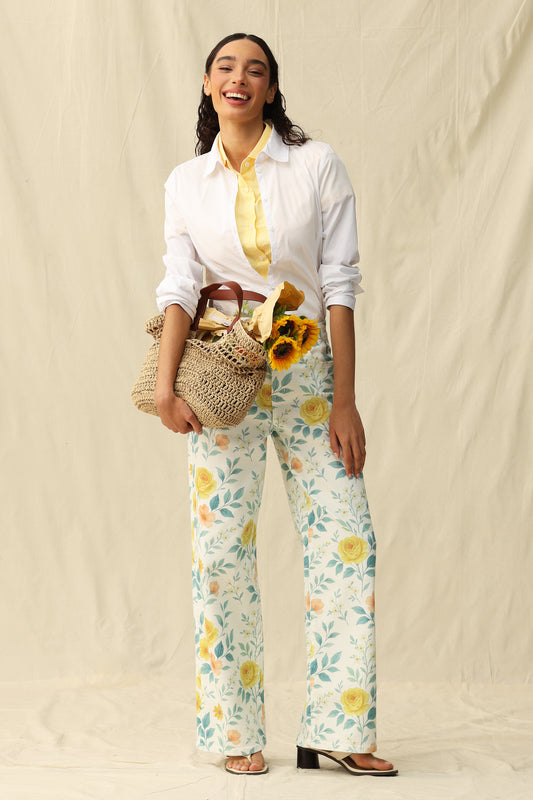 FLORA HIGH RISE WIDE LEG