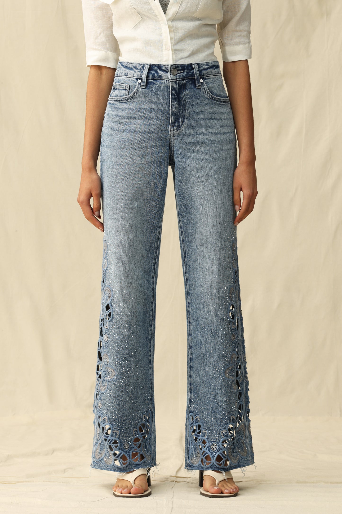 SEOUL MID RISE WIDE LEG