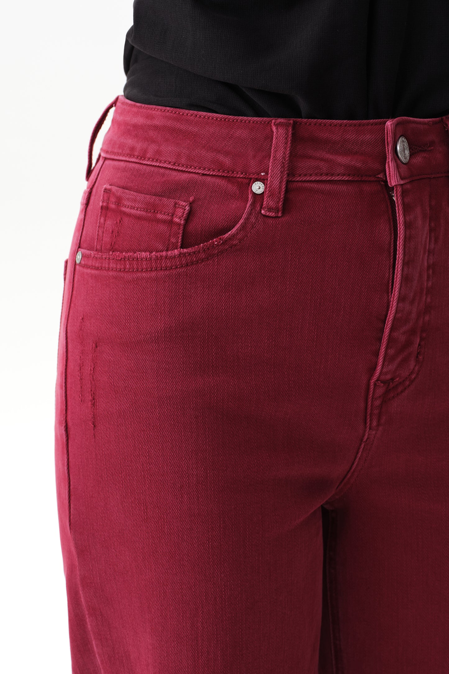 HIGH RISE WIDE LEG (WINE)BYW8015
