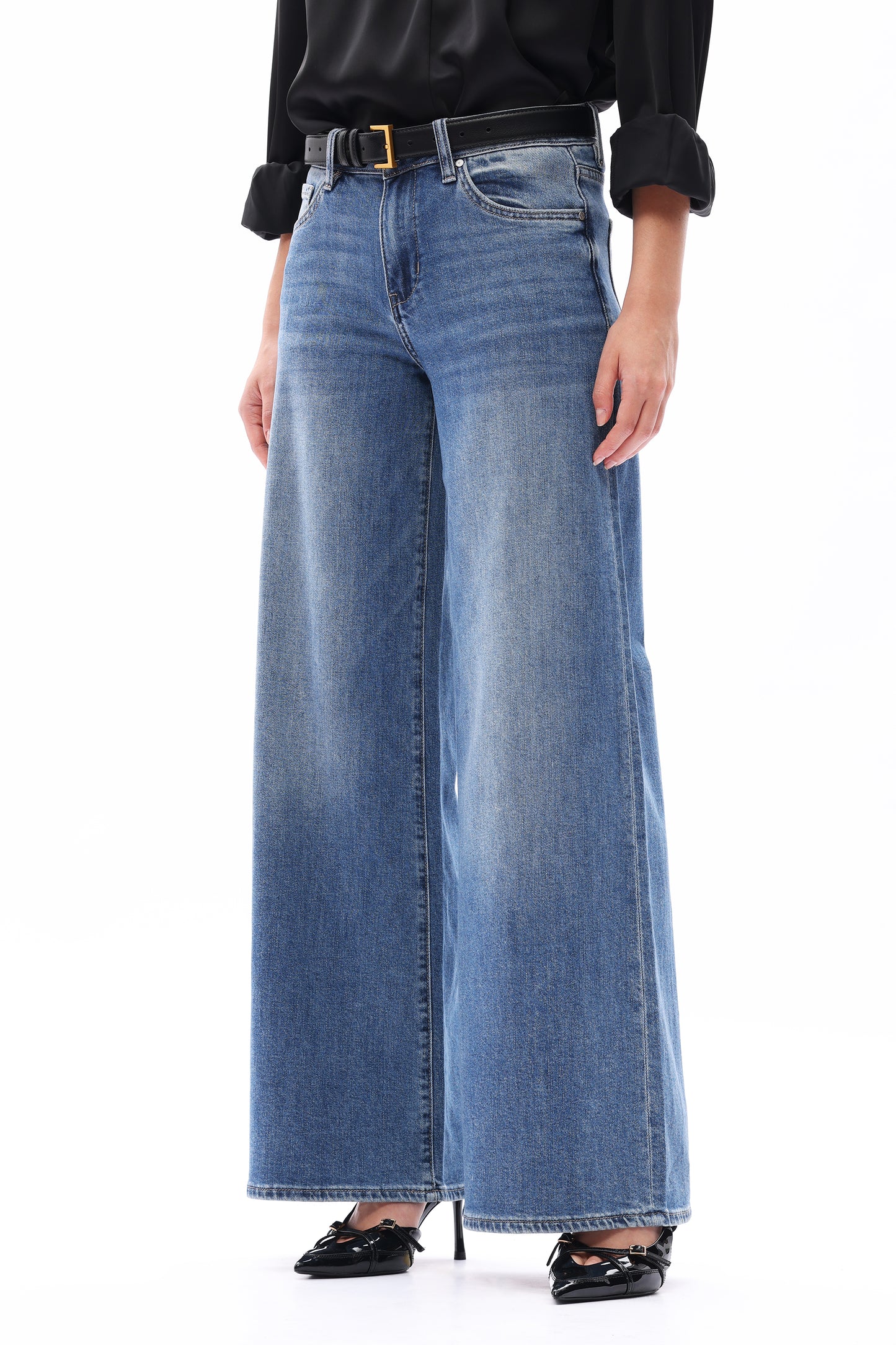 MID RISE WIDE LEG