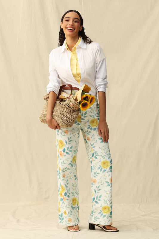 FLORA HIGH RISE WIDE LEG