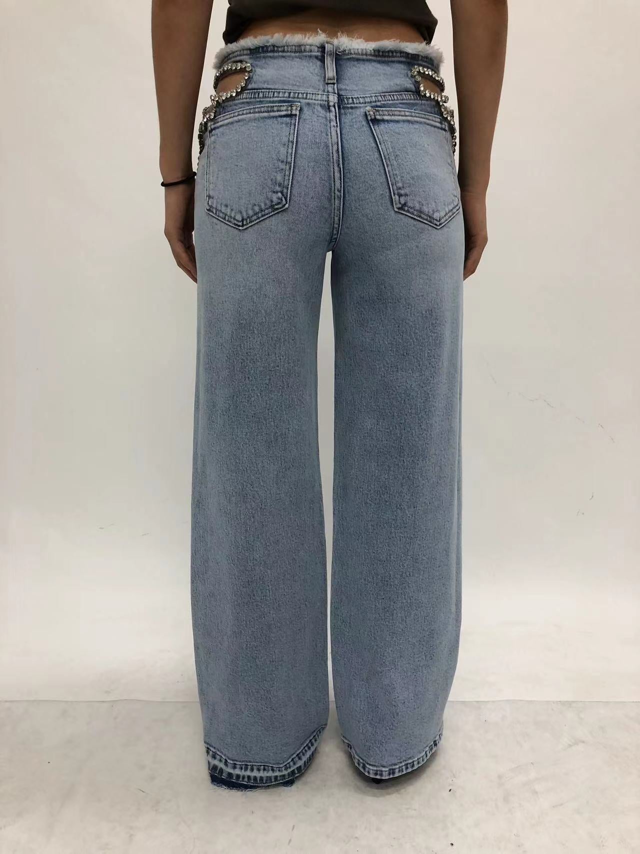 NEW YORK MID RISE WIDE LEG FULL JEANS BYW8453