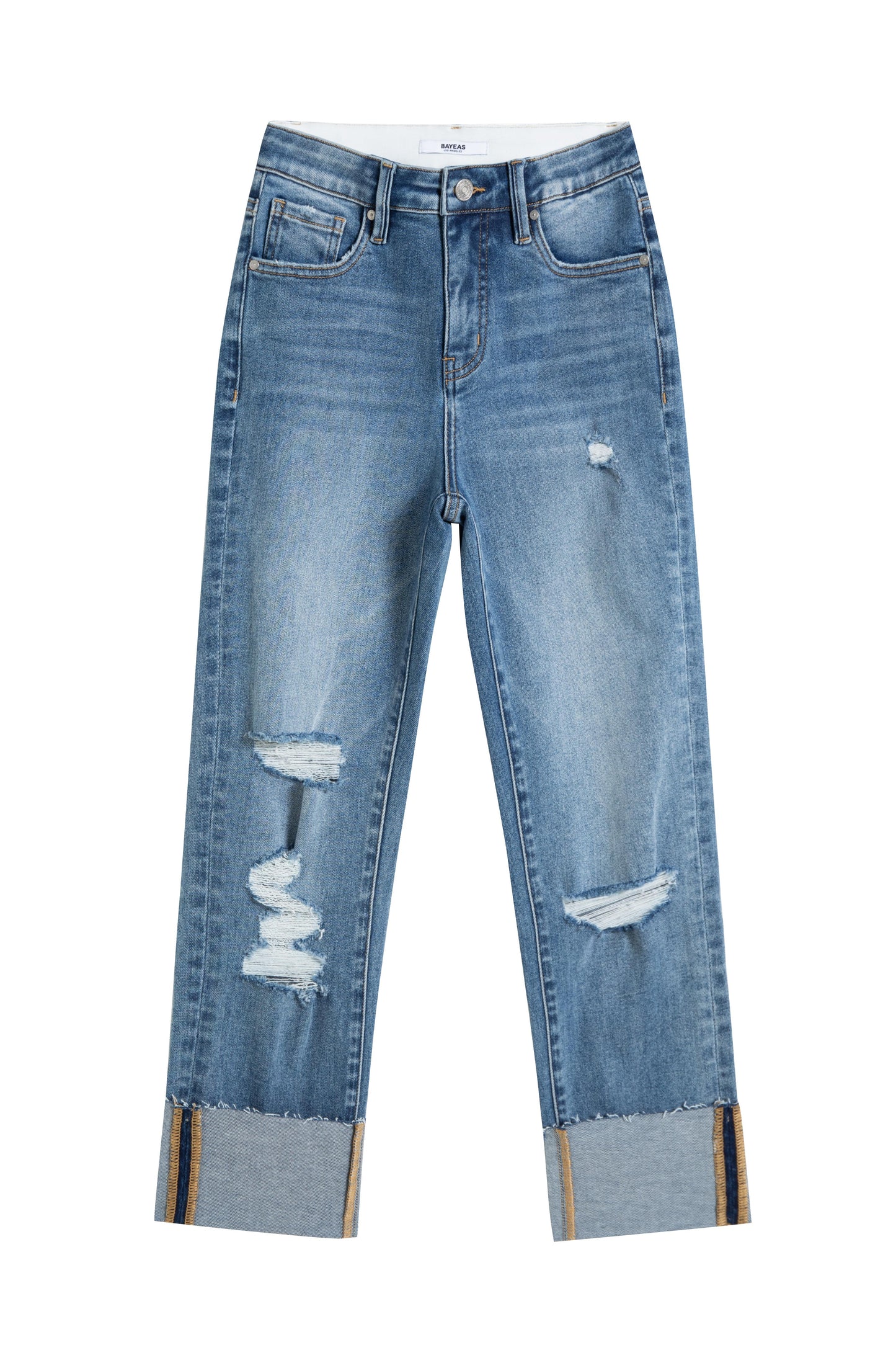 HIGH RISE STRAIGHT BYT5297 (BYMJ306) MEDIUM BLUE