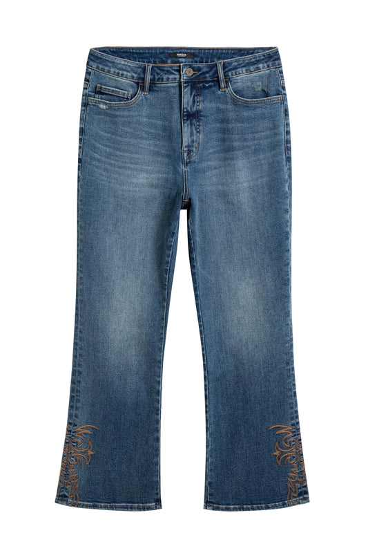 HIGH RISE BOOTCUT BYF1204 (BYMJ297) MEDIUM BLUE