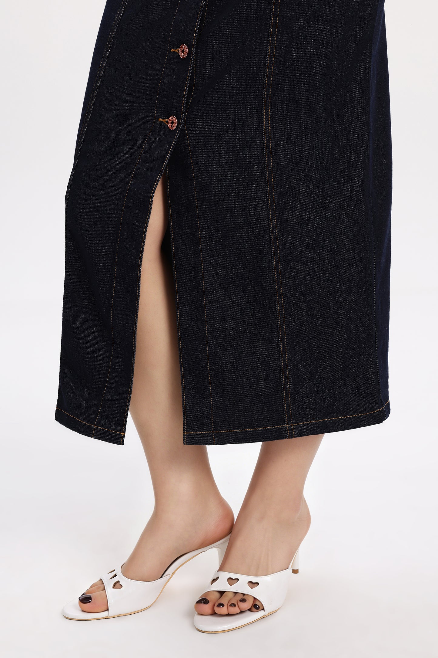 JULIA CARDIGAN DENIM DRESS