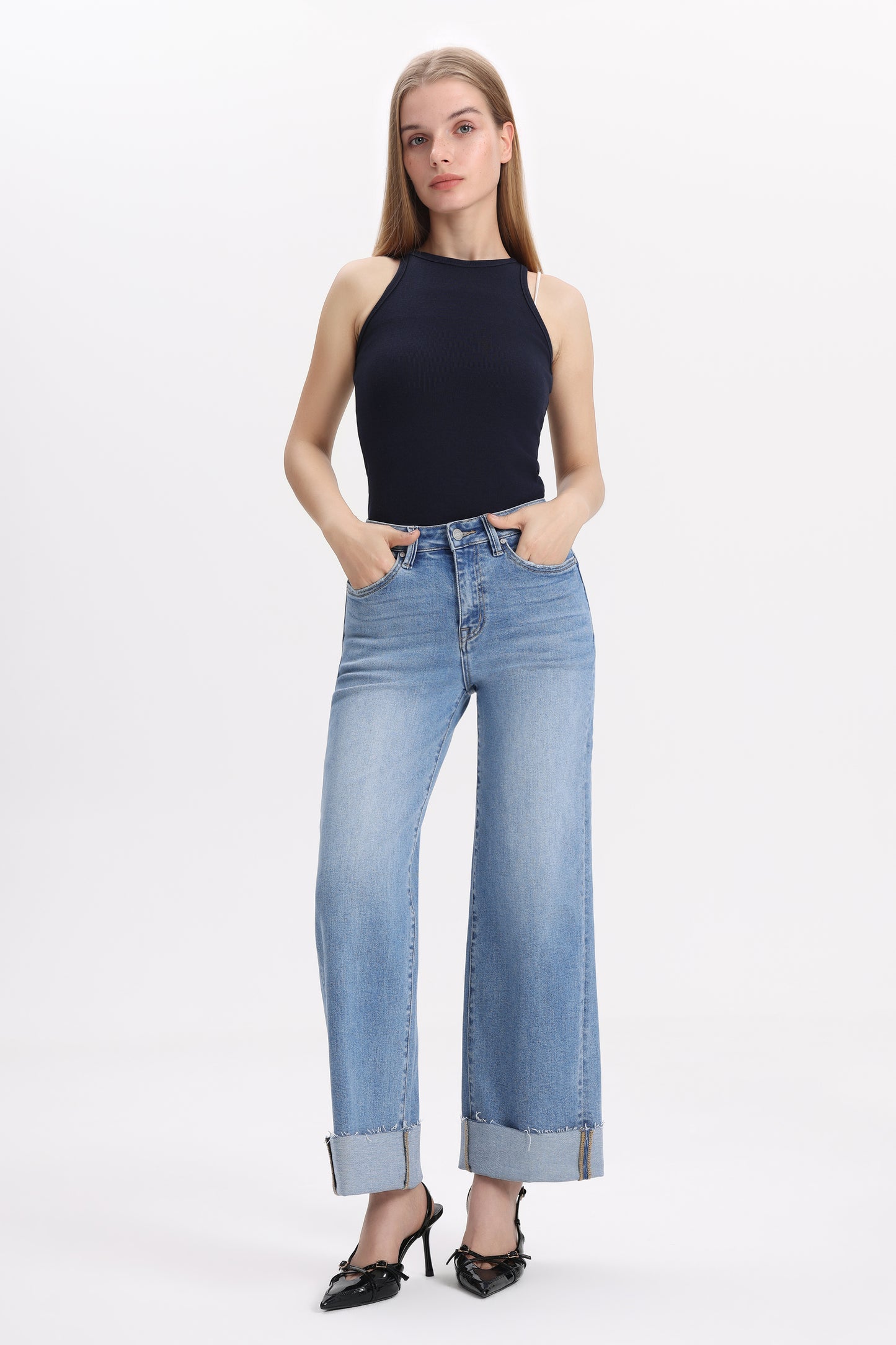 ZEPHYRINE HIGH RISE WIDE LEG