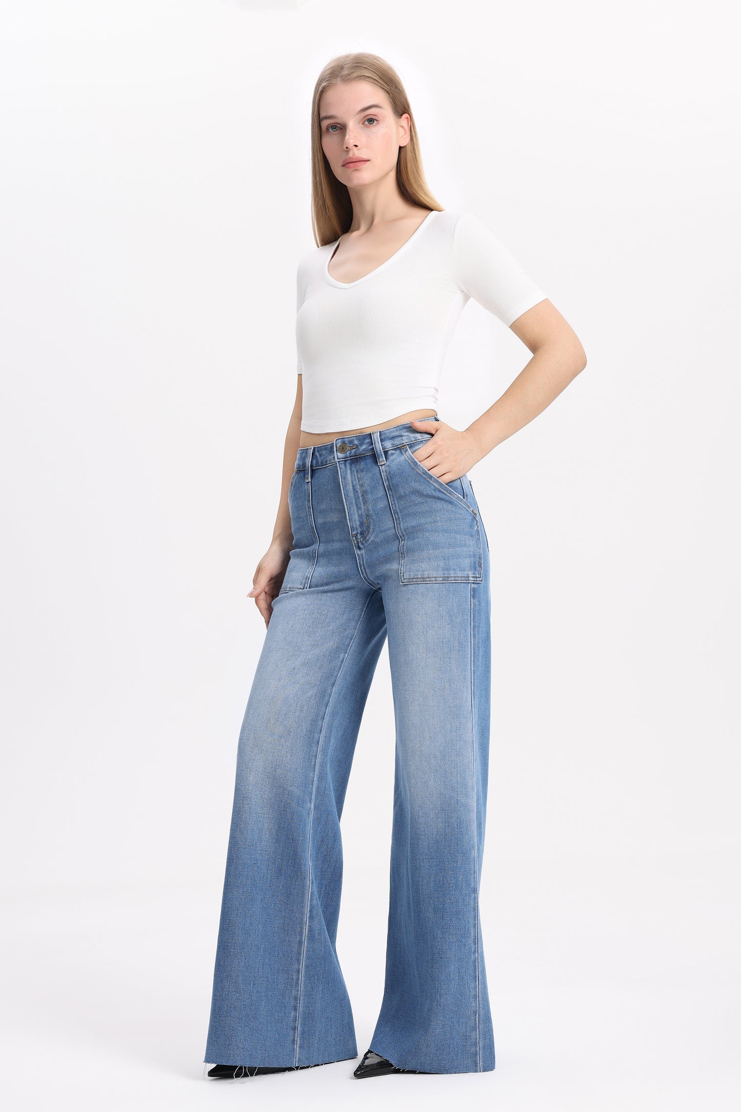 NEW YORK HIGH RISE WIDE LEG
