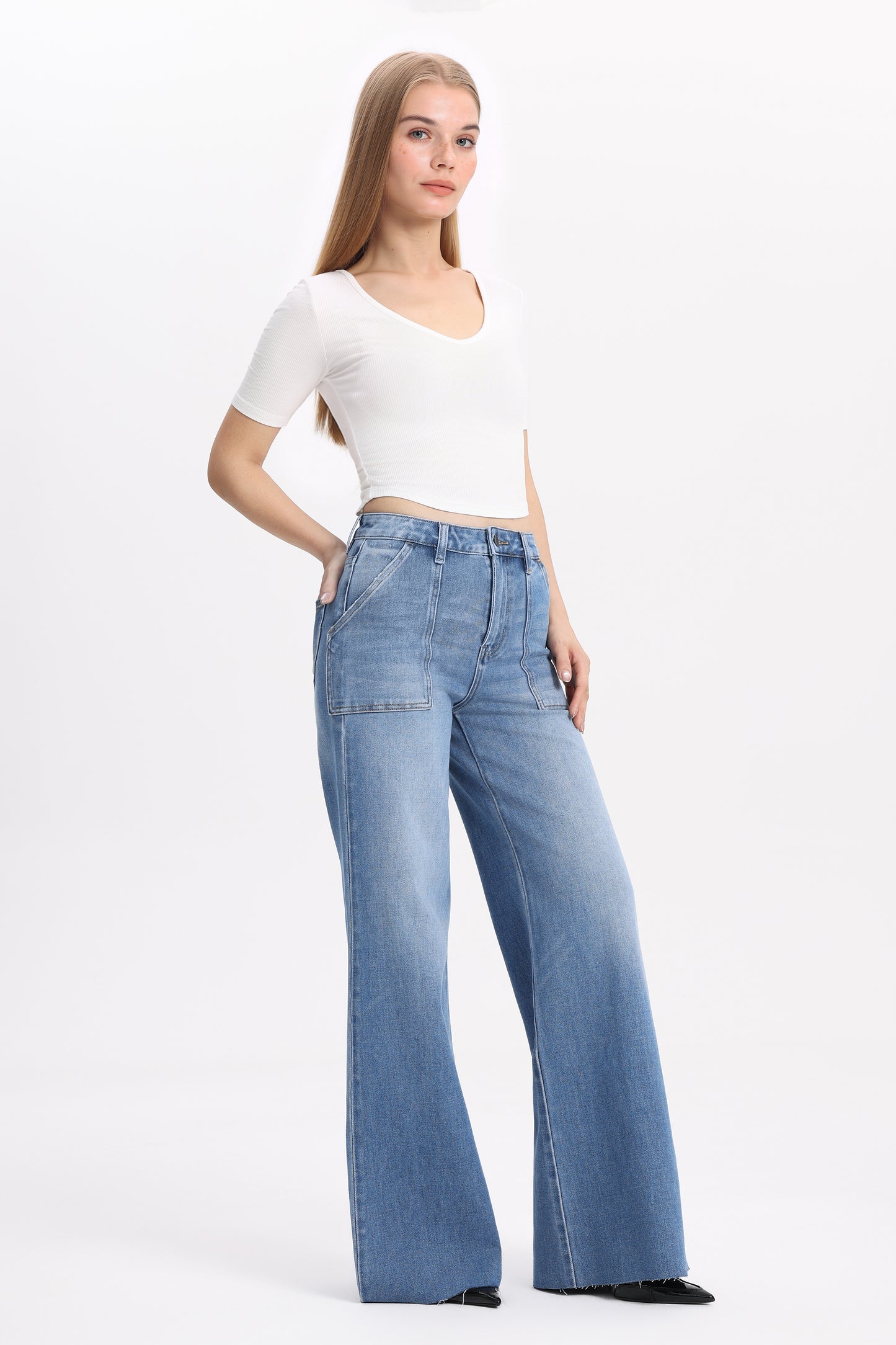 NEW YORK HIGH RISE WIDE LEG