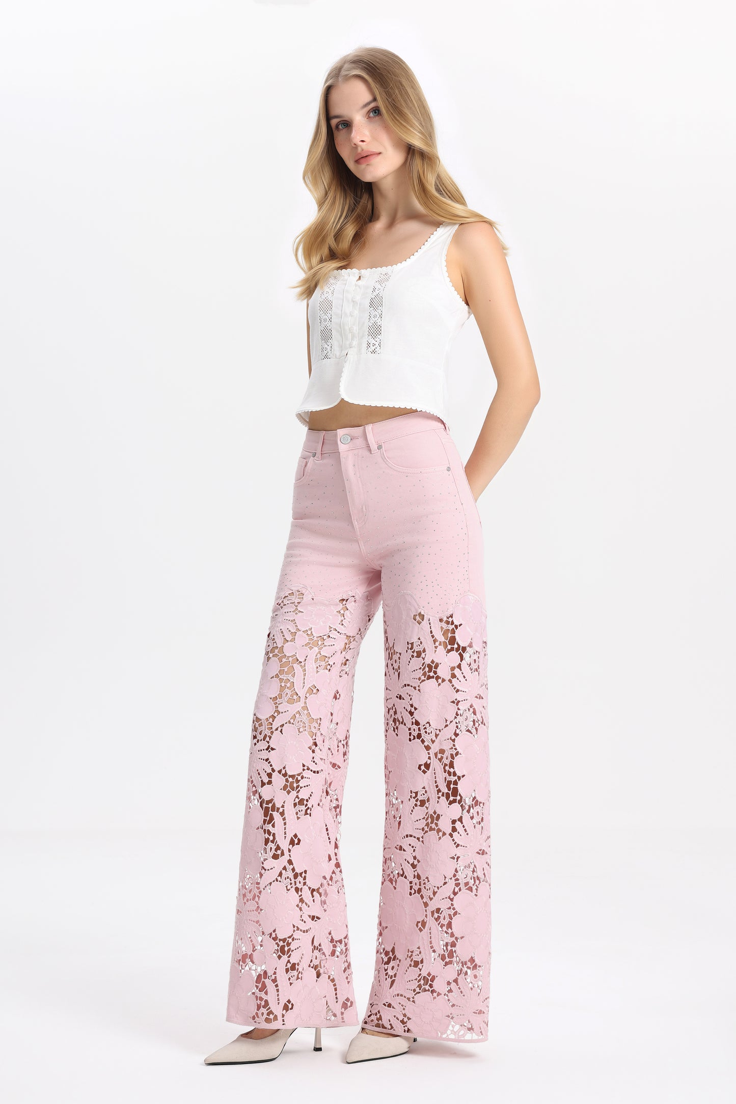 FLORA HIGH RISE WIDE LEG
