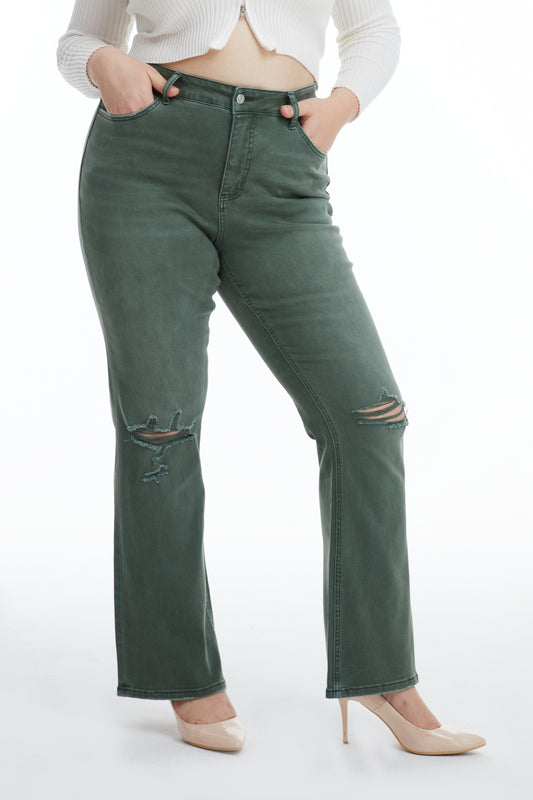 PLUS EMILY HIGH RISE FLARE