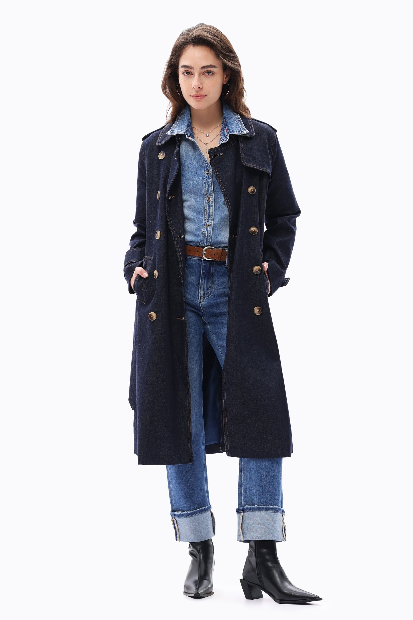 DOUBLE BREASTED TRENCH COAT