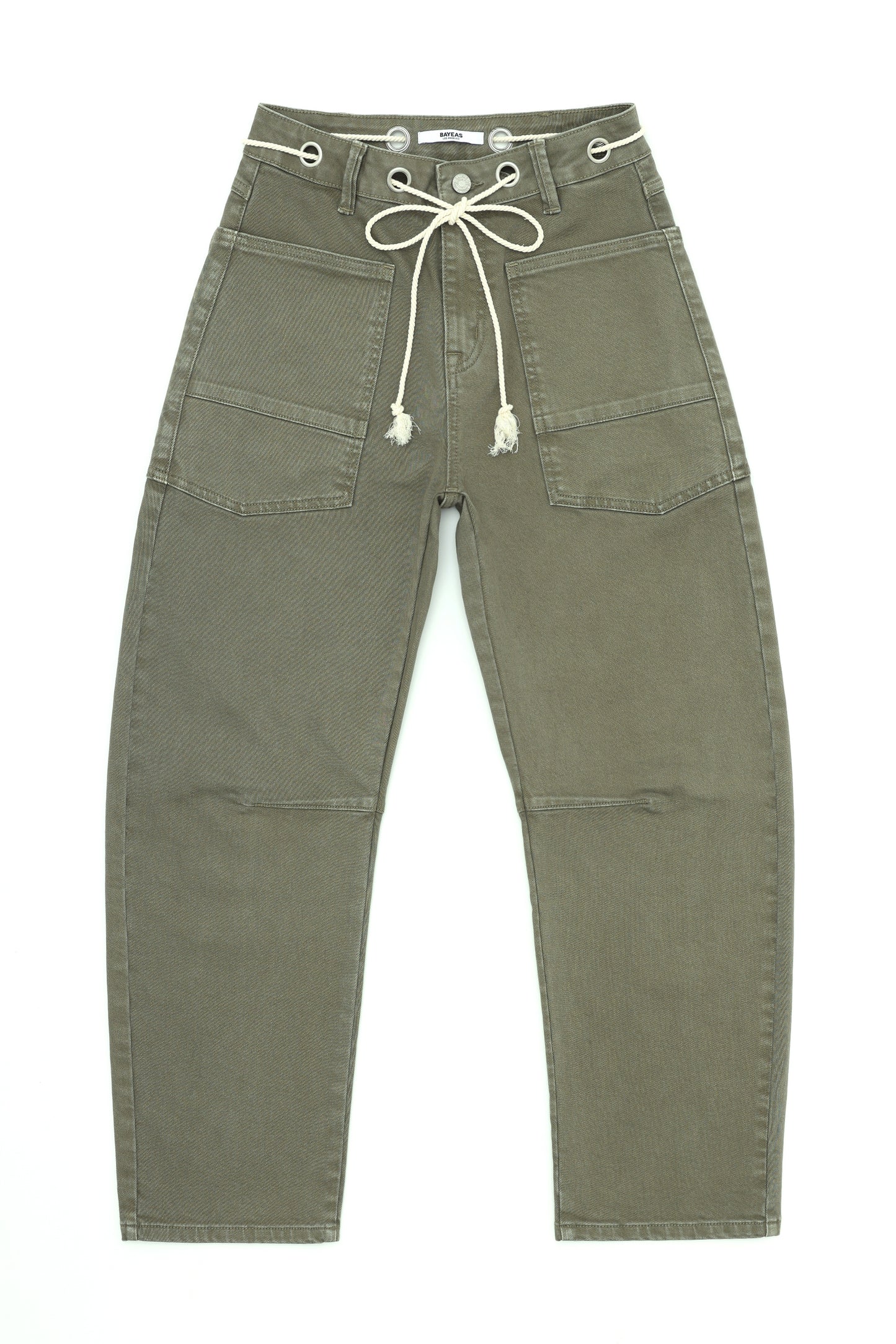 GRETA HIGH RISE BARREL BYOX034 (BYJJ053) GREEN