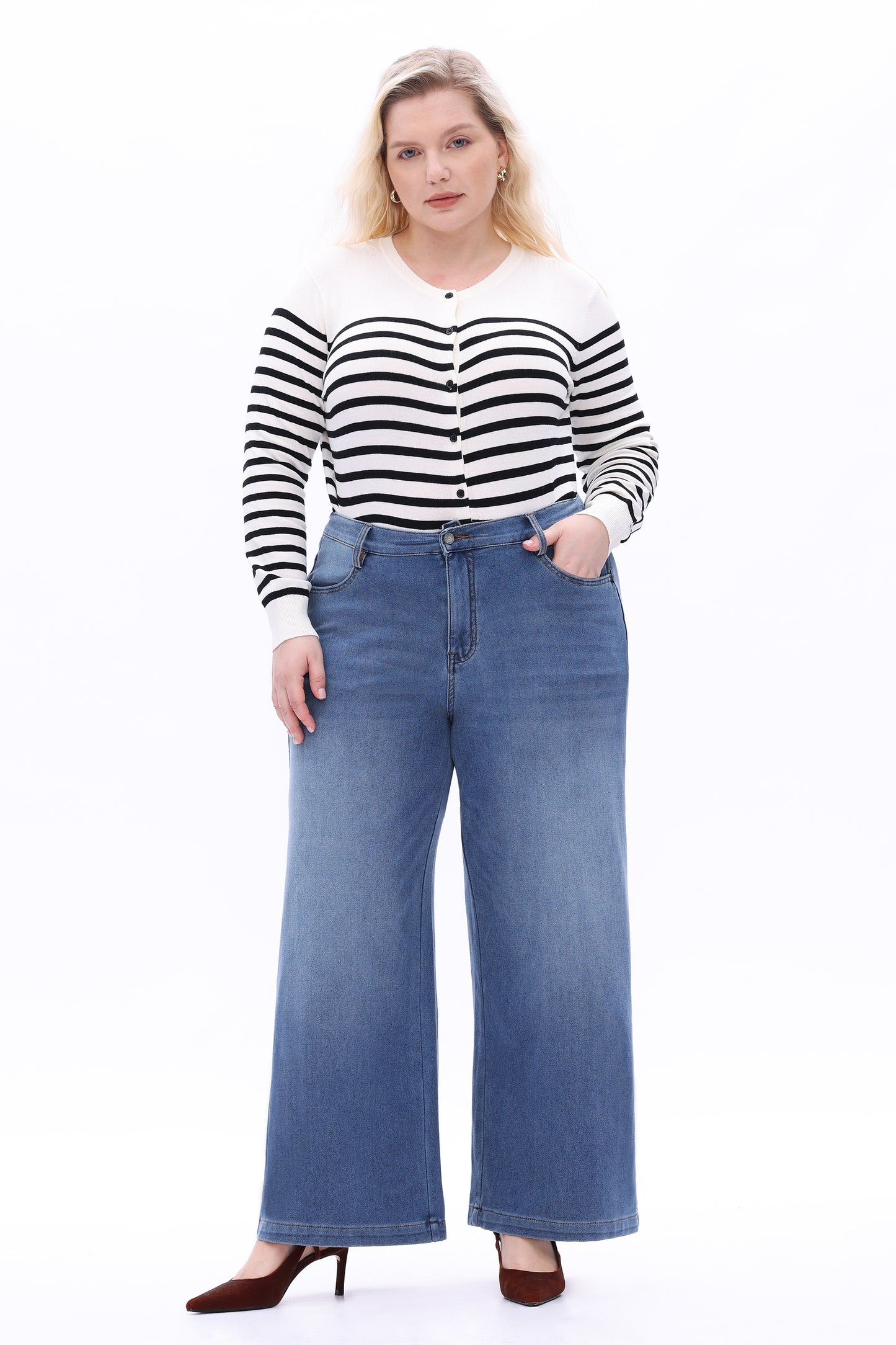 PLUS HIGH RISE WIDE LEG