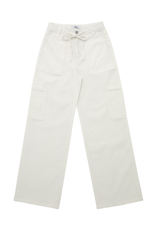 TAMSIN HIGH RISE WIDE LEG BYW8302 (BYYO006) WHITE